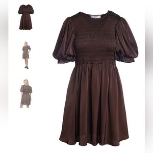 Crosby by Mollie Burch Lizzy Dress in Java Small NWOT